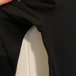 Xhilaration EUC women’s solid black thick knit zipper hem leggings medium Photo 3