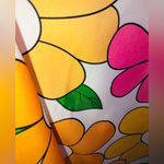 Coeur DE Vague Retro 60’s Flowers Overalls NWT!! Yellow Size M Photo 10