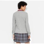 Target Women's  Exclusive Beetlejuice Astrid Graphic Blazer - Heather Gray XS Photo 1