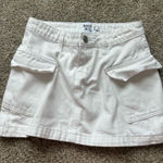 Princess Polly white  cargo skirt Photo 0