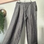 Theory NEW  Linen Dalisha Red Bay Speckled Blue Pant Deadstock Sz 6 Timeless Twee Photo 11
