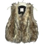 Rebecca Taylor  Alpaca‎ Wool Blend Fur Vest Photo 2