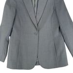 Pendleton  100% Wool One Button Blazer Jacket Women's 6P Blue Longline‎ Menswear Photo 3