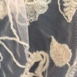 Hinge blouse lace lined cold shoulder light peach Photo 6