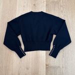 Mossman Cardigan Knit Long Sleeve Manhattan Size 2 Black Photo 4