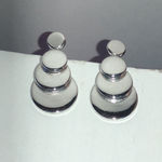 Sperry  Brand Chic Vintage Silver Tone Layered Earrings Photo 1