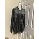Aerie OFFLINE by  Hoodie Womens Medium Gray Velour Full Zip Loungewear Soft Cozy Photo 1
