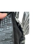 AllSaints Amaya Metallic Bodycon Dress Silver Zebra Women’s Size 8 Mini Photo 8