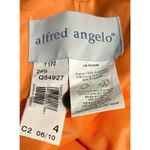 Alfred Angelo  Peach Formal Lined Halter Dress Boning in‎ the Back Size 4 Photo 3
