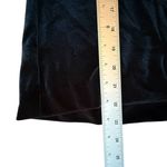 Jessica Howard  Black Velvet Top Feather Cuffs Draped Back Neckline Women’s 18W Photo 7