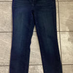 Talbots Women Size 4 Straight Leg Jean Dark Wash Stretch Denim Photo 0