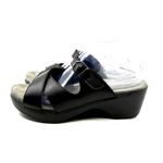 Dansko Women's Black Leather Buckle Strap Comfort Sandal Size US 9.5-10 EU 40 Photo 1