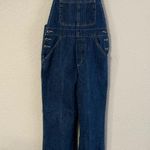 Canyon River Blues  Dark Wash Carpenter Relaxed Straight Overalls size small Photo 0