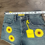Circus by Sam Edelman Circus NY by Sam Edelman High Rise Crochet Patch Frayed Hem Denim Shorts Size 26 Photo 5