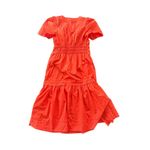 Quince  100% Organic Cotton Tiered Maxi Dress Vermilion Red Size XS NWT Photo 9