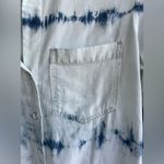 Bella Dahl Tie Dye Tencel Button Up Top With Raw Hem. All about the details! Photo 8