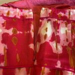 Anthropologie Fresno Ikat Strapless Dress Womens 4 Pink White Tie Dye Pink Photo 7