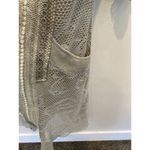 Vintage Concepts Cardigan Womens Size Small Lace Crochet Gray Kimono boho Photo 3