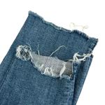 Pistola  blue high rise distressed Monroe slim raw jeans 27 #1989 Photo 6