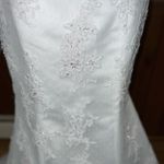 Elegant Maggie Sottero Lorie Strapless Lace Wedding Gown! White Size 8 Photo 4