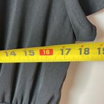 Naked Zebra NWT  black Wide Legged Ruched Waist open back Jumpsuit size Large Photo 6