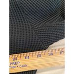 Aerie  Long Sleeve Blizzard Waffle Mock Neck T-Shirt Black Women's Size Medium Photo 6