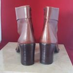 Enzo Angiolini  Brown Ankle Boots High Heel Chunky Heel - Size 7 M Photo 4