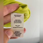 Live in the Moment  Neon yellow stretch top size xs new with tags Photo 4