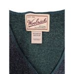 Woolrich NWT 100% Lambs Wool Charcoal Vest Bear & Deer Applique Women Sz M Photo 3
