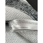 Eileen Fisher Women’s S Lightweight Knit Sweater White Gray Stripe Organic Linen Photo 6