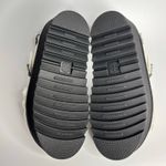 Dr. Martens Voss Heart Fluffy Faux Fur Platform Sandals in White Milled Nappa Photo 8