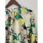 Rodebjer Solomiya Floral Puff Long Sleeve Top Spring Green Career $290 XS EUC Photo 9