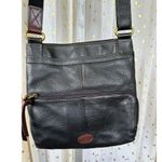 Fossil Morgan Vintage Traveler Genuine Leather Messenger Crossbody Shoulder Bag Photo 3