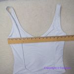 NEW Allsisters isometric one piece plunge open back swimsuit white, size L White Size L Photo 8