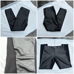 Banana Republic faux leather front black pants. Sz 6 Photo 14