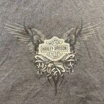 Harley Davidson  A.B.C. Waterford Michigan Gray Short Sleeve Hoodie Size L Photo 11