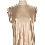 Anthropologie New with tag Porridge Shine Muscle Tee Gold Size XL Photo 0