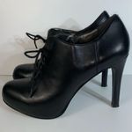 Lauren Blakwell Lauren Blackwell black heeled platform booties size 8.5 M Photo 5