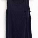 Honey Belle Navy Mixed Print Sleeveless Tank Top Women’s Medium Photo 0