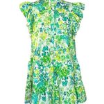 Lavender Brown  Ruffle Mini Dress Photo 0