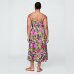 Gap Floral Midi Sun Dress Sz L Photo 6