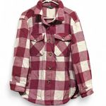 Plaid Shacket Red Size M Photo 0