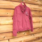 Patagonia Patgonia Retool Snap T Fleece Pullover Maroon Photo 3