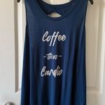 INTERVAL Navy Athletic Top with Distressed Look Size XL Blue Photo 2
