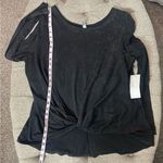 Z By Zella Mineral Wash Front‎ Knot Tee Photo 7