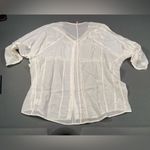 Bailey44 Semi sheer Cotten oversized‎ tunic/button down shirt, sz S Photo 4