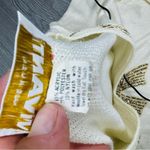 Vintage vivanti white and gold beaded 40s Style Gold Bow Sweater shirt medium Photo 5