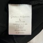 Graham & Spencer Black Short Sleeve Blouse Shirt L Size L Photo 5