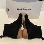 Hush Puppies  Sierra Chelsea Boot Black Suede Women's Size 7.5 Medium Photo 3