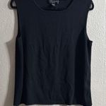 Cable & Gauge  Black Sleeveless Boxy Tank Top Photo 0